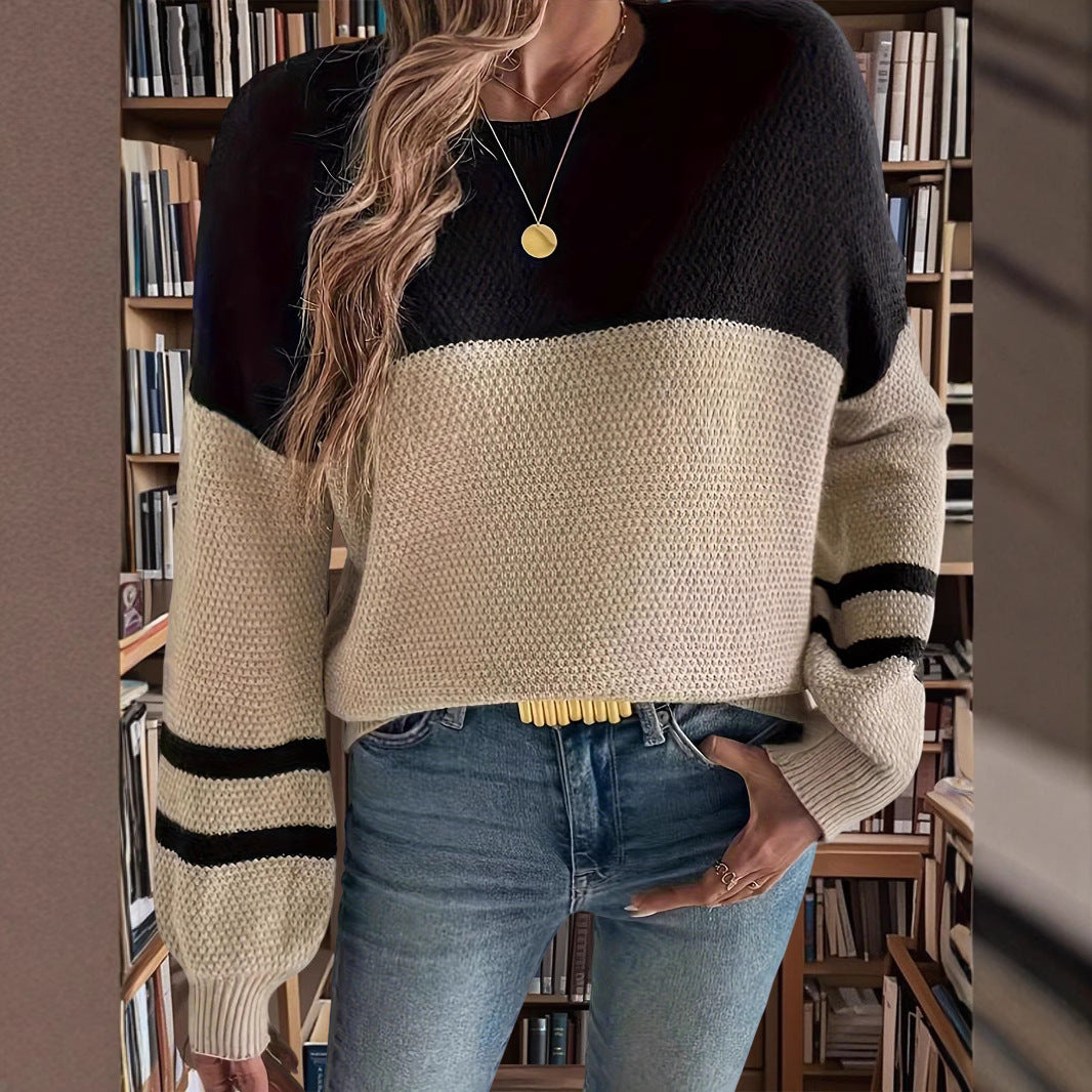 Damen hochwertiger, gestrickter Pullover Merchesia