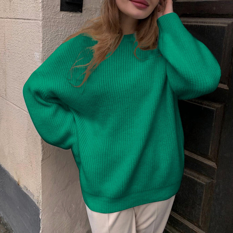 Damen Oversized Pullover aus hochwertigem Strick Merchesia