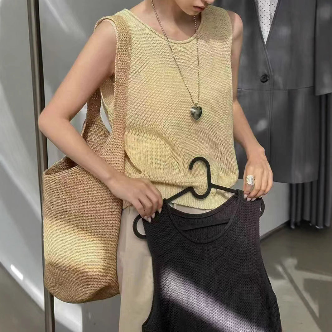 Damen lässiges Stricktop Merchesia