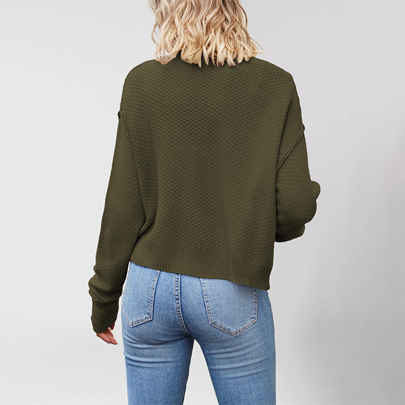 Damen Strickjacke mit Knopfleiste und strukturierter Oberfläche Merchesia