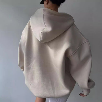 Damen Oversized Kapuzenpullover aus nachhaltigem Material Merchesia