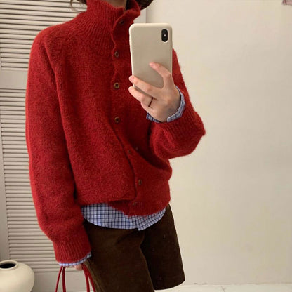 Damen kuscheliger Strickpullover Merchesia