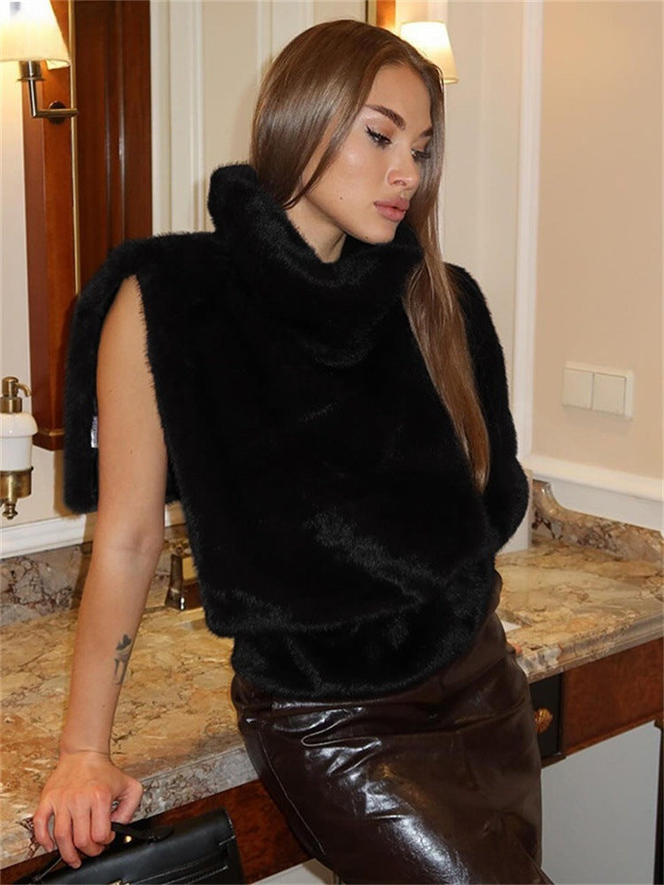 Damen Elegante und kuschelige Weste Merchesia