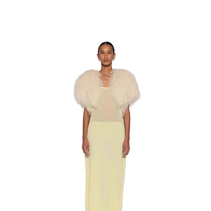 Damen Extravagante Kunstpelzjacke im Volumenstil Merchesia