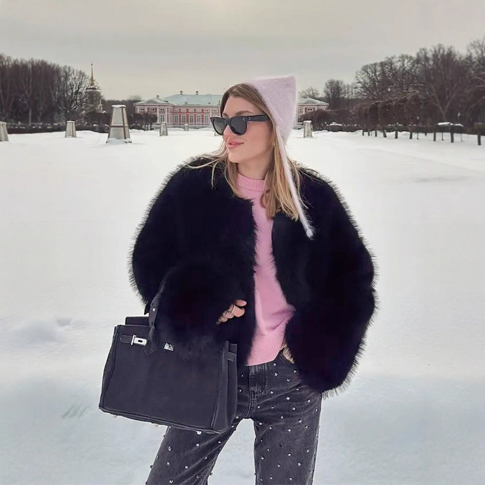 Damen elegante und bequeme Winterjacke Merchesia