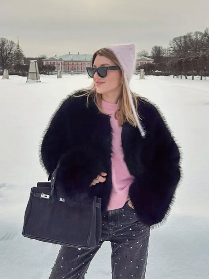 Damen elegante und bequeme Winterjacke Merchesia