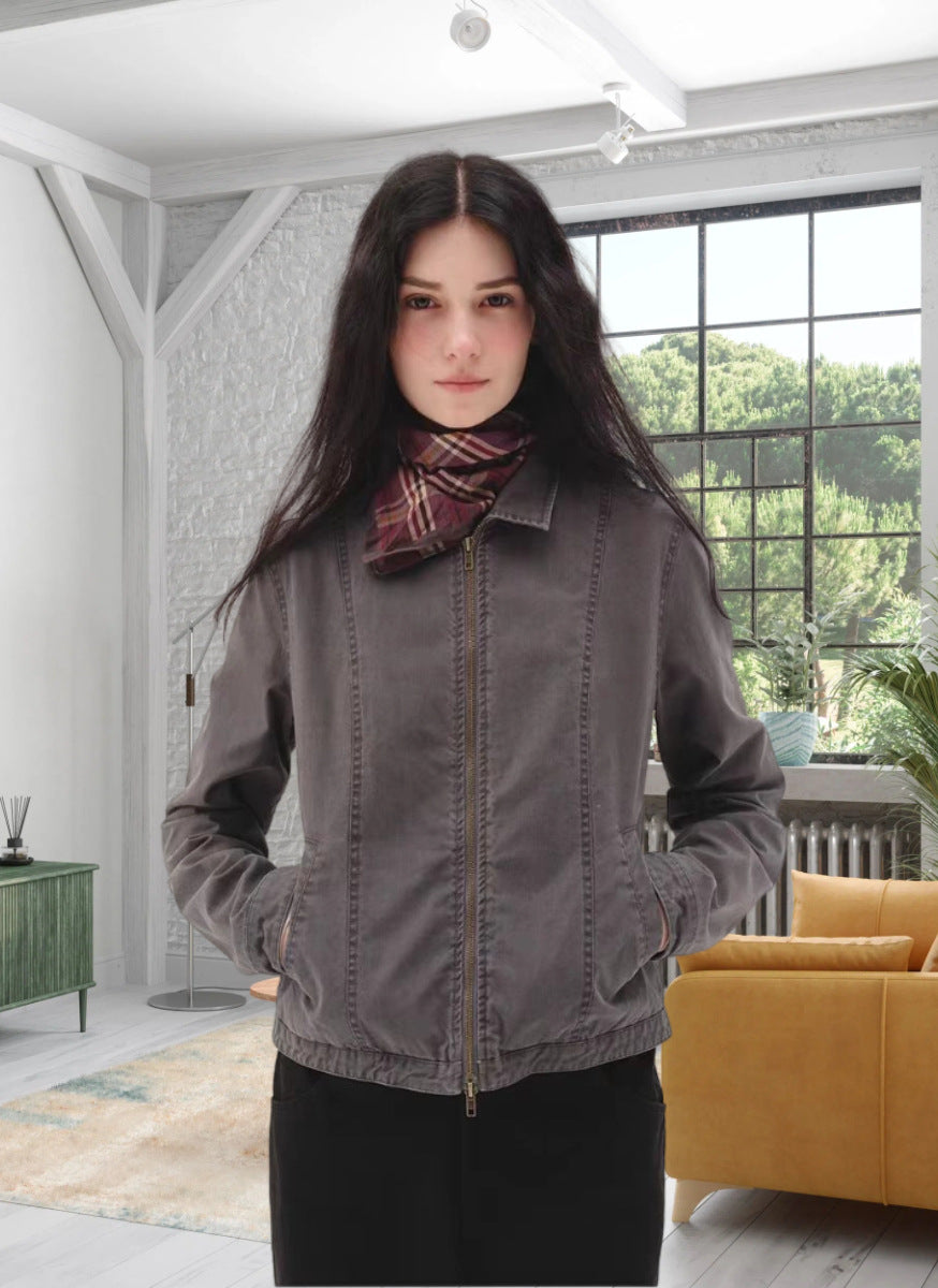 Damen Freizeitjacke mit lässigem Schnitt und praktischen Taschen Merchesia