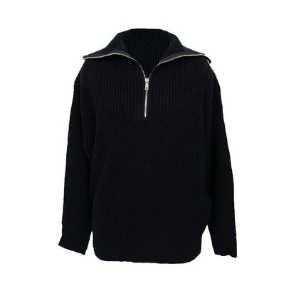 Damen lockerer Strickpullover Merchesia