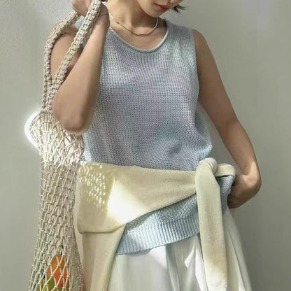 Damen lässiges Stricktop Merchesia