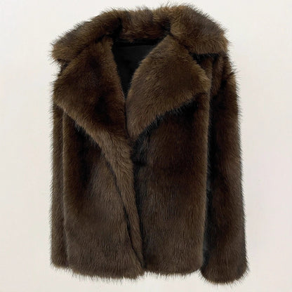 Damen Kunstpelz-Jacke Merchesia