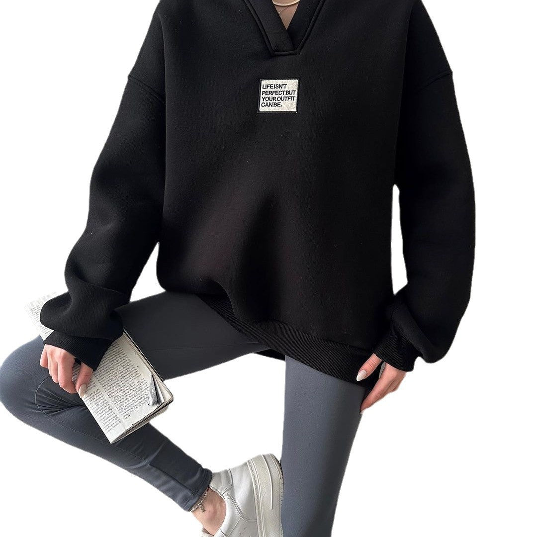 Damen gemütlicher Kapuzenpullover mit lässigem Schnitt und hochwertigen Materialien Merchesia