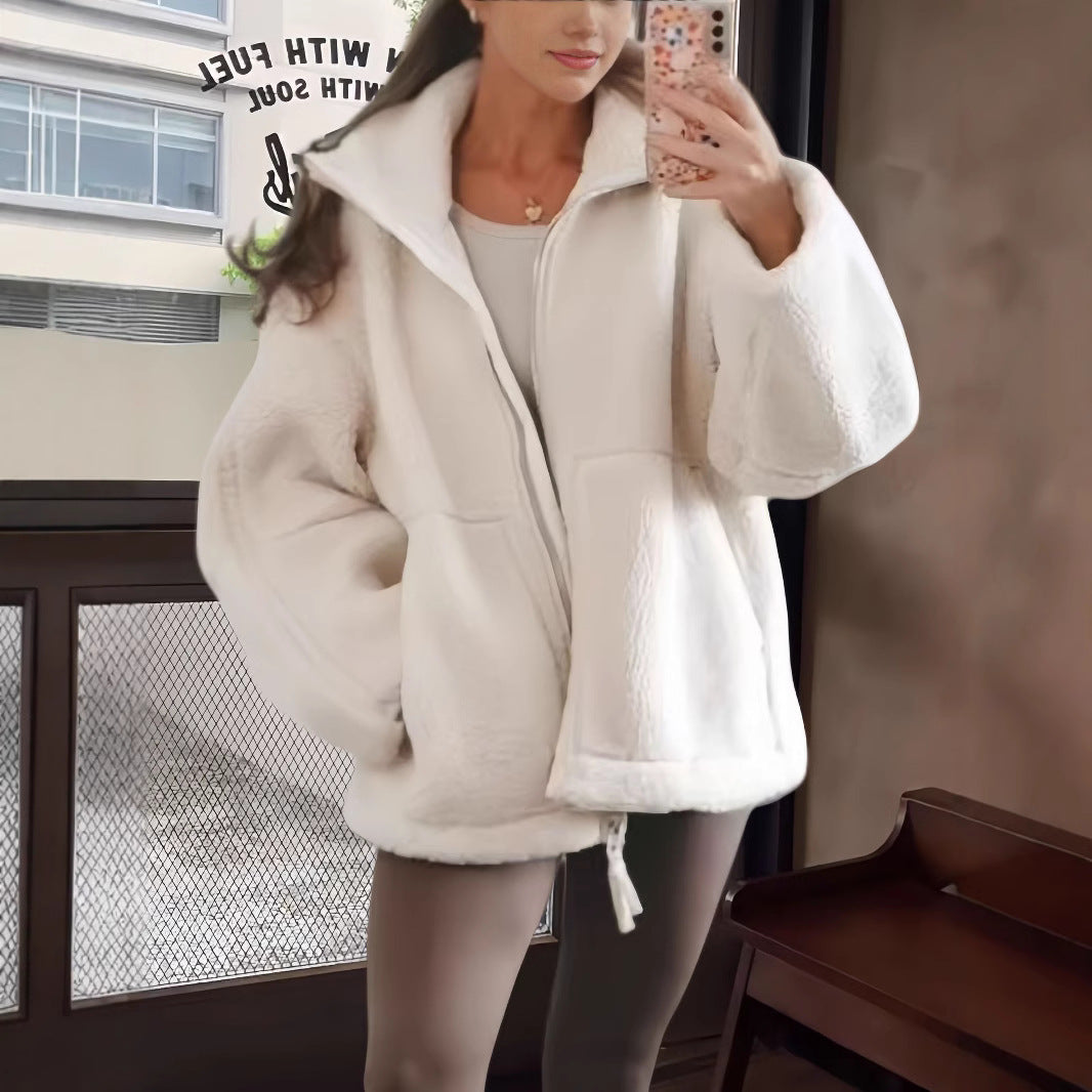 Damen gemütliche Fleecejacke Merchesia