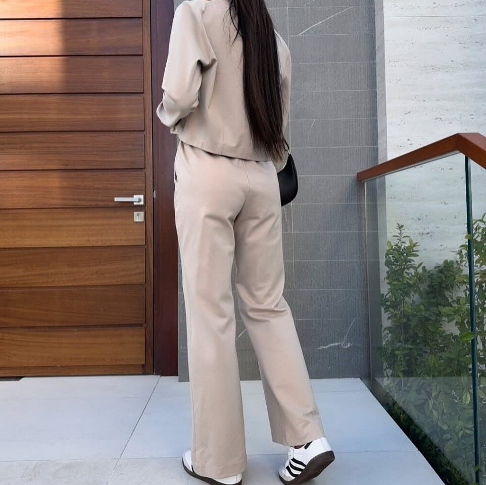 Damen Modischer und bequemer Cardigan mit hoher Taille Merchesia