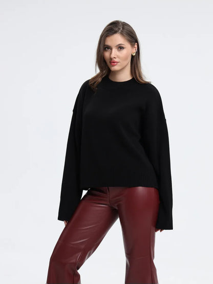 Damen Großer Sweater im legeren Schnitt Merchesia