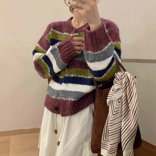 Damen modischer Strickcardigan Merchesia