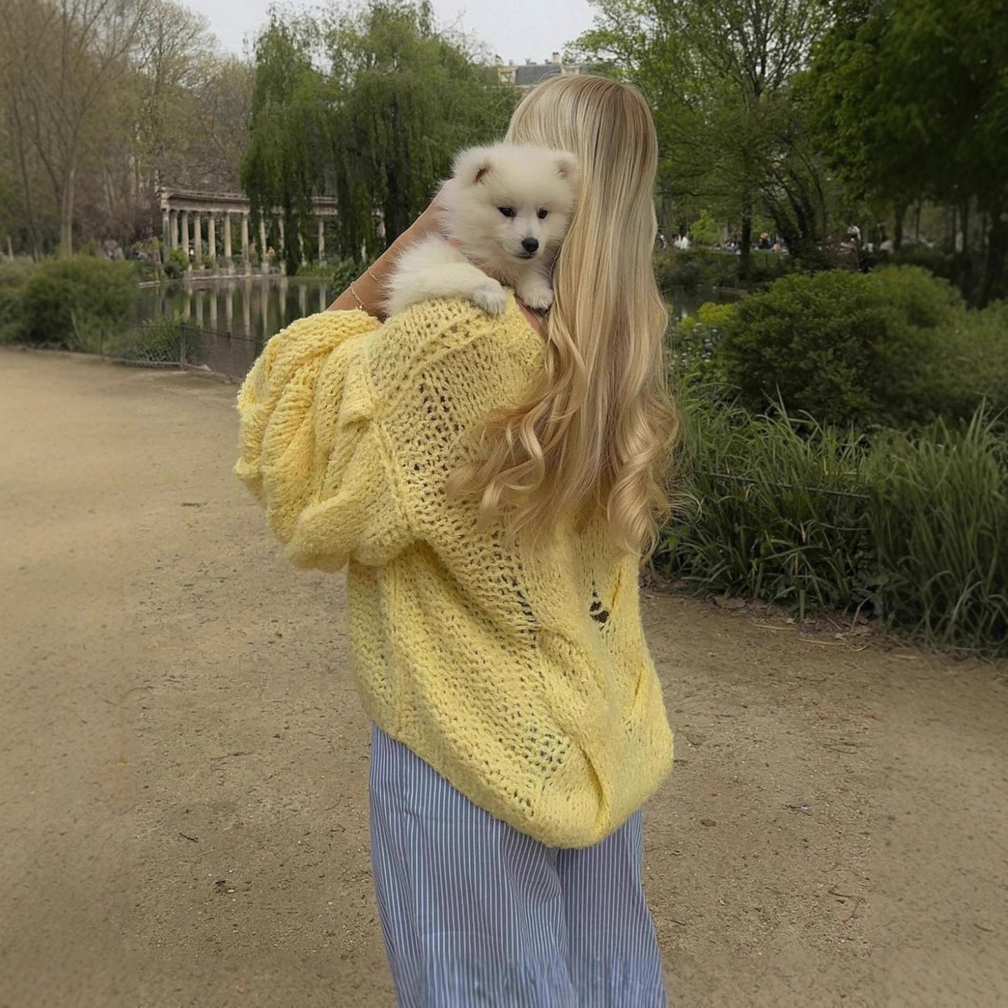 Damen Oversized Strickpullover Merchesia