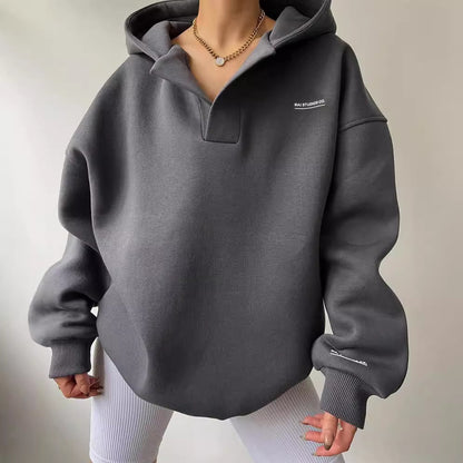Damen Oversized Kapuzenpullover aus nachhaltigem Material Merchesia