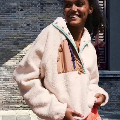 Damen Fleecejacke mit modernem Farbverlauf Merchesia