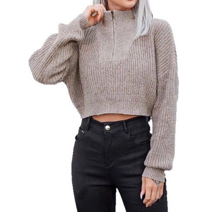 Damen lockerer Strickpullover Merchesia