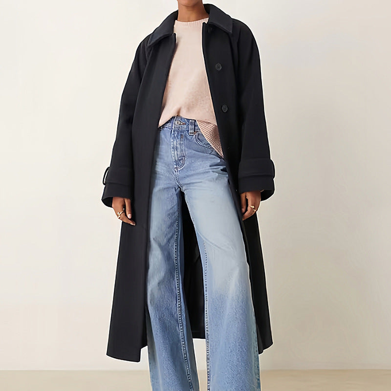 Damen Eleganter und hochwertiger Trenchcoat Merchesia