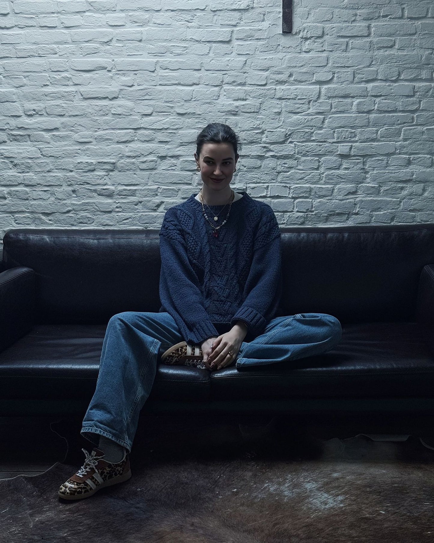 Damen gemütlicher Strickpullover Merchesia