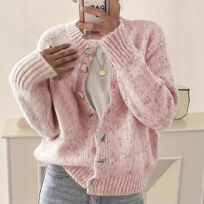 Damen Kuschelige Strickjacke Merchesia