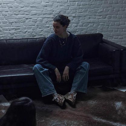 Damen gemütlicher Strickpullover Merchesia