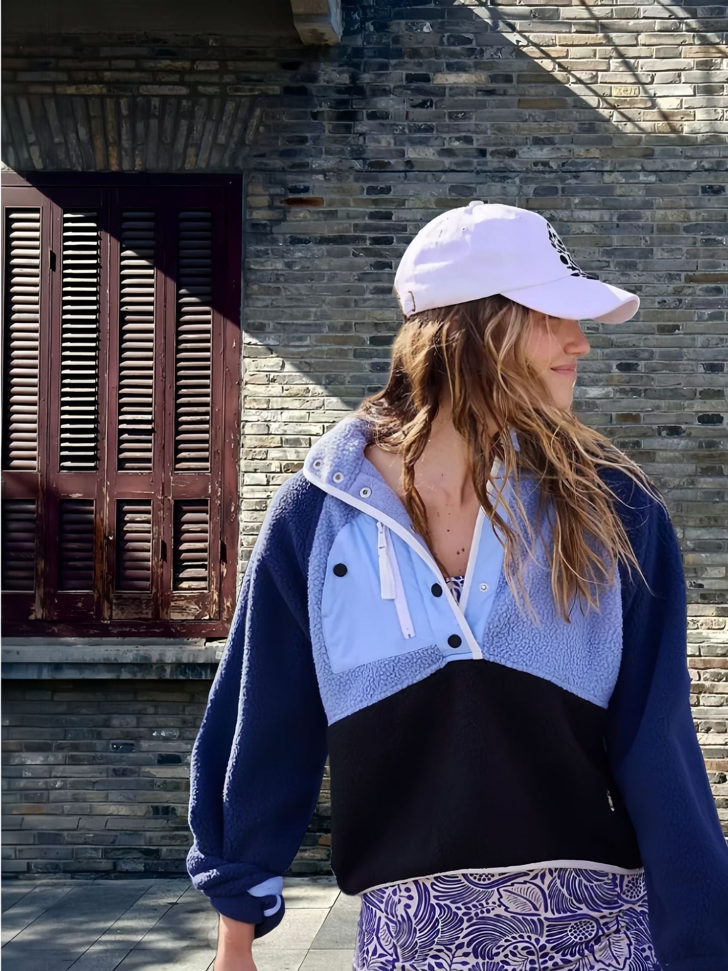 Damen Fleecejacke mit modernem Farbverlauf Merchesia