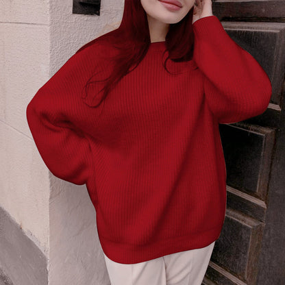Damen Oversized Pullover aus hochwertigem Strick Merchesia