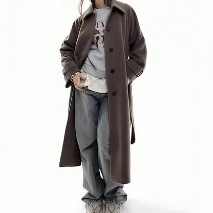 Damen Eleganter und hochwertiger Trenchcoat Merchesia