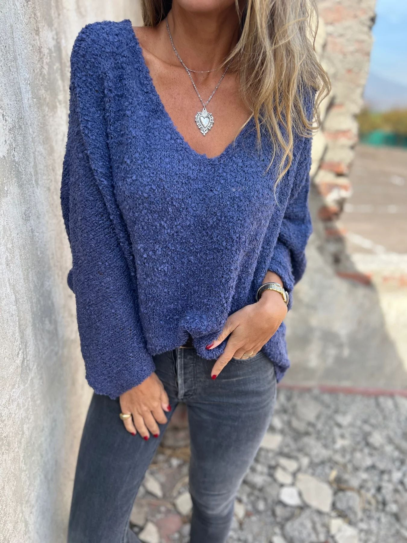 Damen kuscheliger Pullover Merchesia