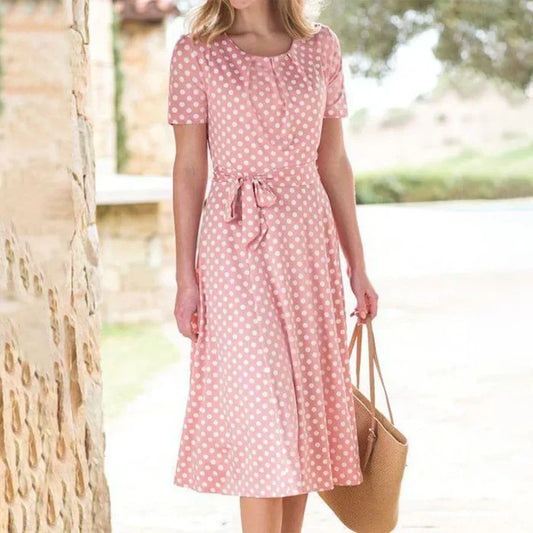 – dotpinkes charm-kleid