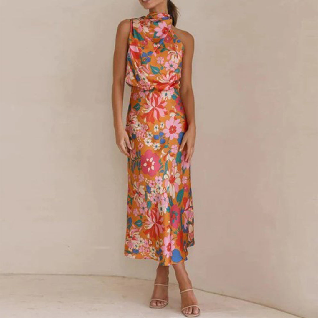 Stilvolles Geblümtes Kleid