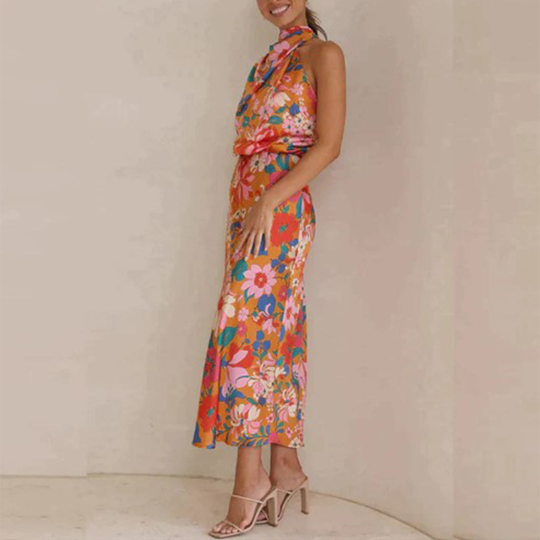 Stilvolles Geblümtes Kleid