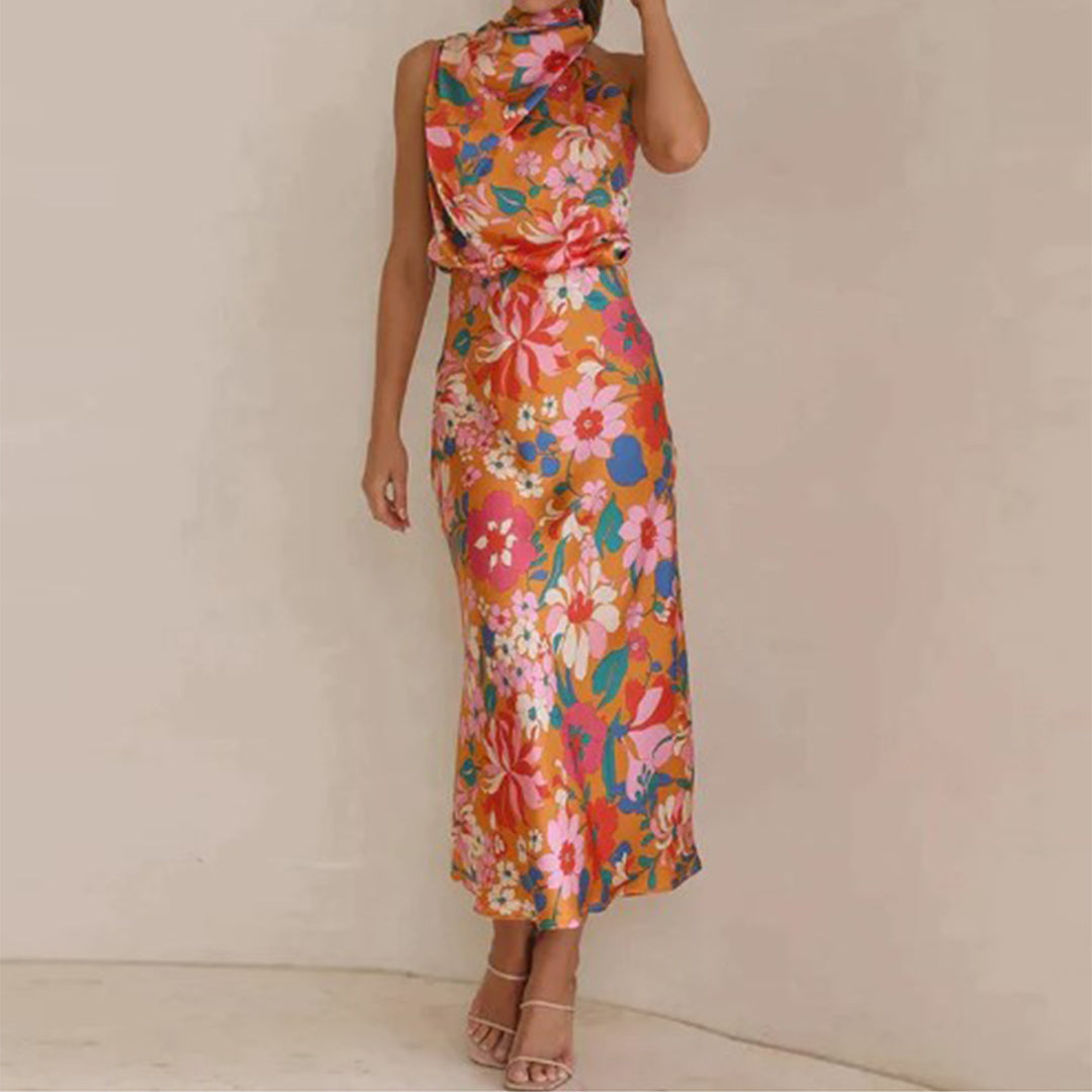 Stilvolles Geblümtes Kleid