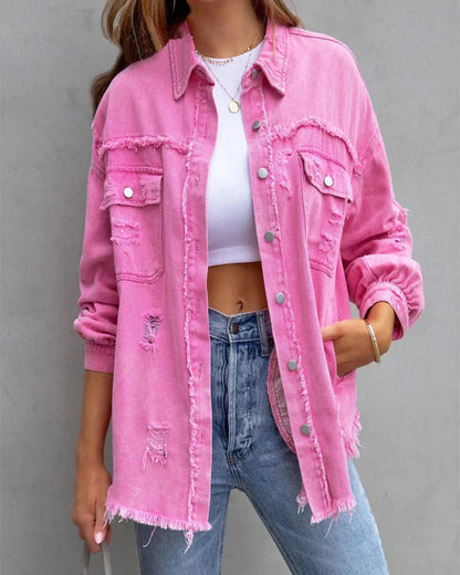 WW | Zerrissene Jeanjacke