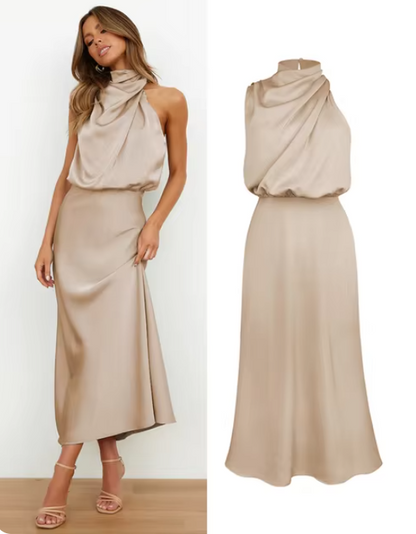 Merche glattes Partykleid