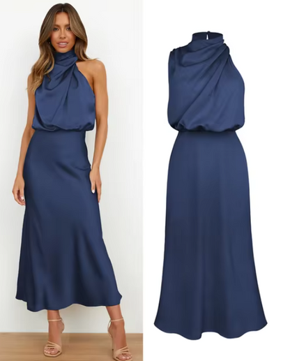 Merche glattes Partykleid