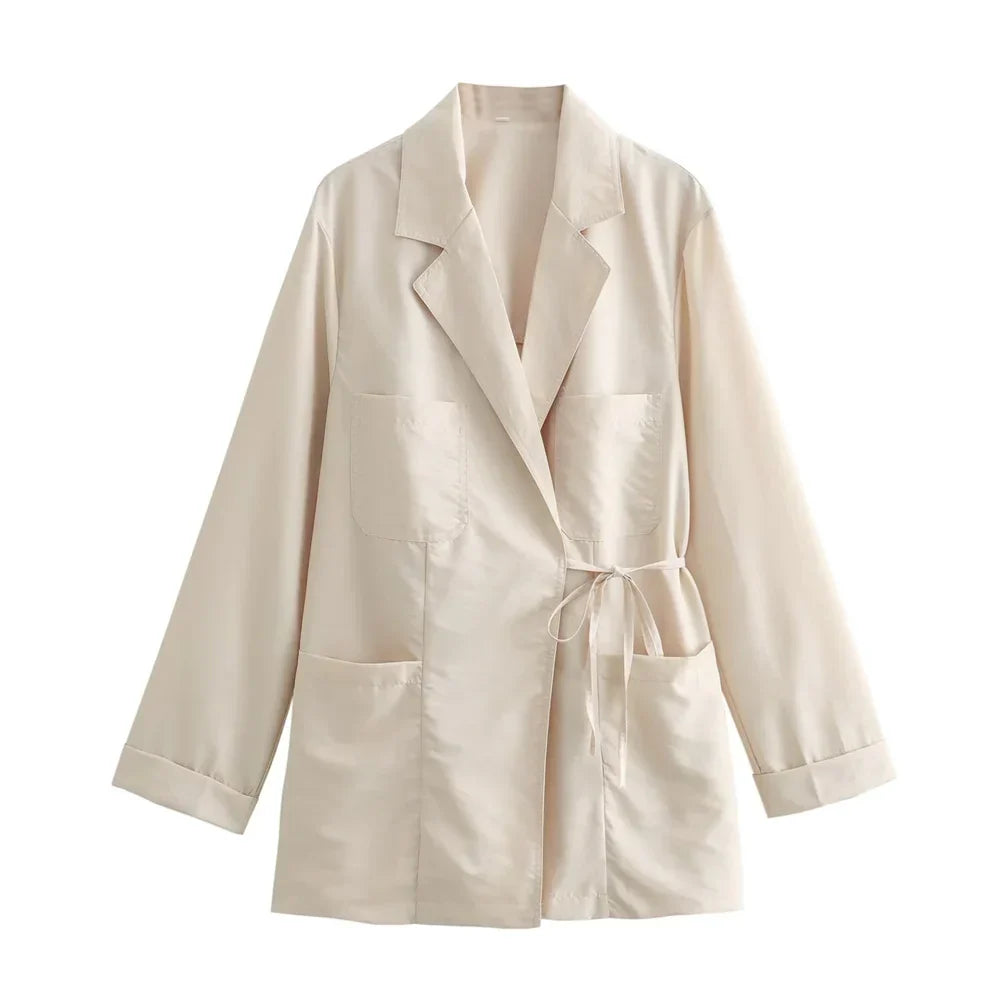 Merche - Outfit-Sets - Polyester - Double Flap Drop Coat - Panjama - Sommer