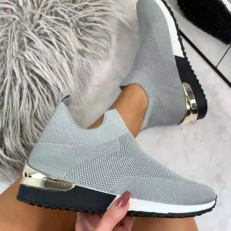 Elastische Slip-On-Sneaker
