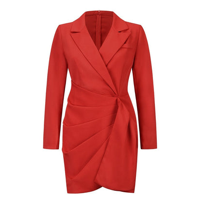I Revers Kleid für Frauen