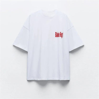 Merche - T-Shirt - Locker Rundhals - Kurzarm Bedruckt - Sommer