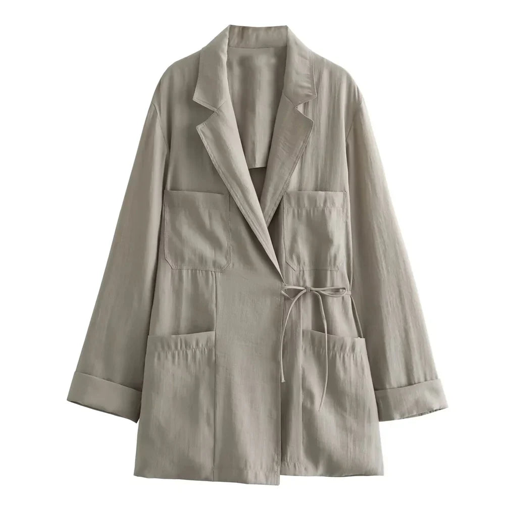 Merche - Outfit-Sets - Polyester - Double Flap Drop Coat - Panjama - Sommer