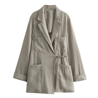 Merche - Outfit-Sets - Polyester - Double Flap Drop Coat - Panjama - Sommer