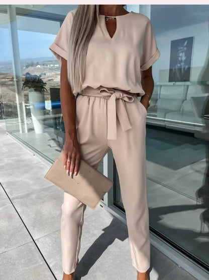 Merche Patty Jumpsuit mit fester Farbe