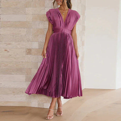 Trendy Damen Rüschenkleid