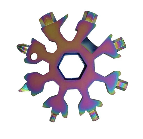 SteelFlake™ - 18-in-1 Schneeflocken-Schlüssel