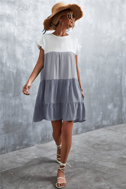 Sommerliches buntes Kleid für Damen