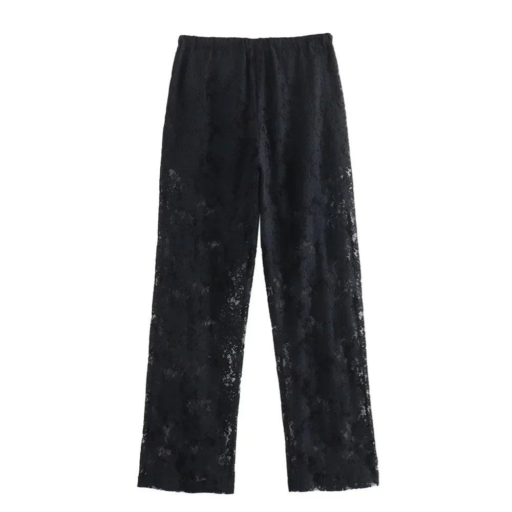 Merche - Shirt & Hosen Set - Langarm - Weites Bein - Sommer