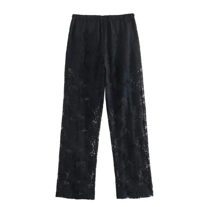 Merche - Shirt & Hosen Set - Langarm - Weites Bein - Sommer